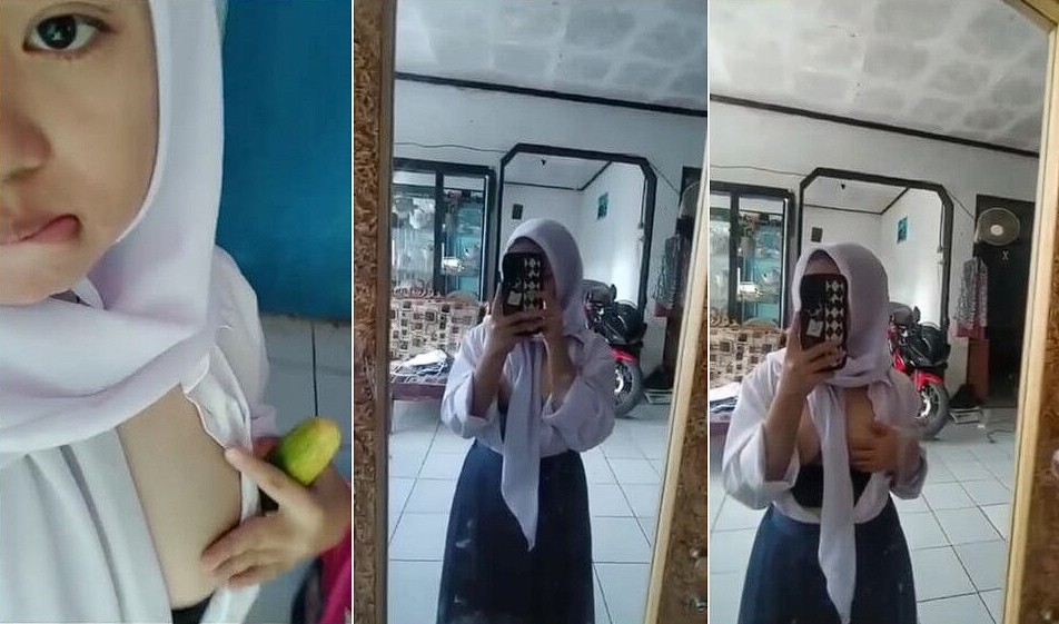 Abg Viral Siswi Pelajar Sekolah SMAN 5 Surabaya Pake Timun