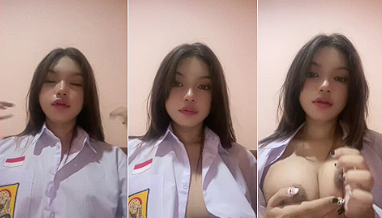 Video Viral Chella Dini Pakai Seragam Sekolah SMP Penuh Aksi