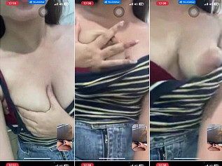 Mamah Muda Manis Memanfaatkan Video Call Via Telegram